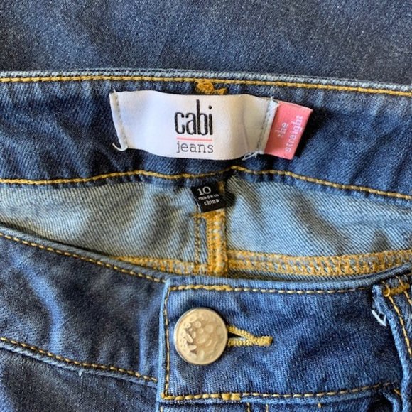 Cabi The Straight Jeans Size 10 - Picture 4 of 9